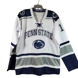 Aiden Fink Penn State Hockey White Jersey #18 Size M
